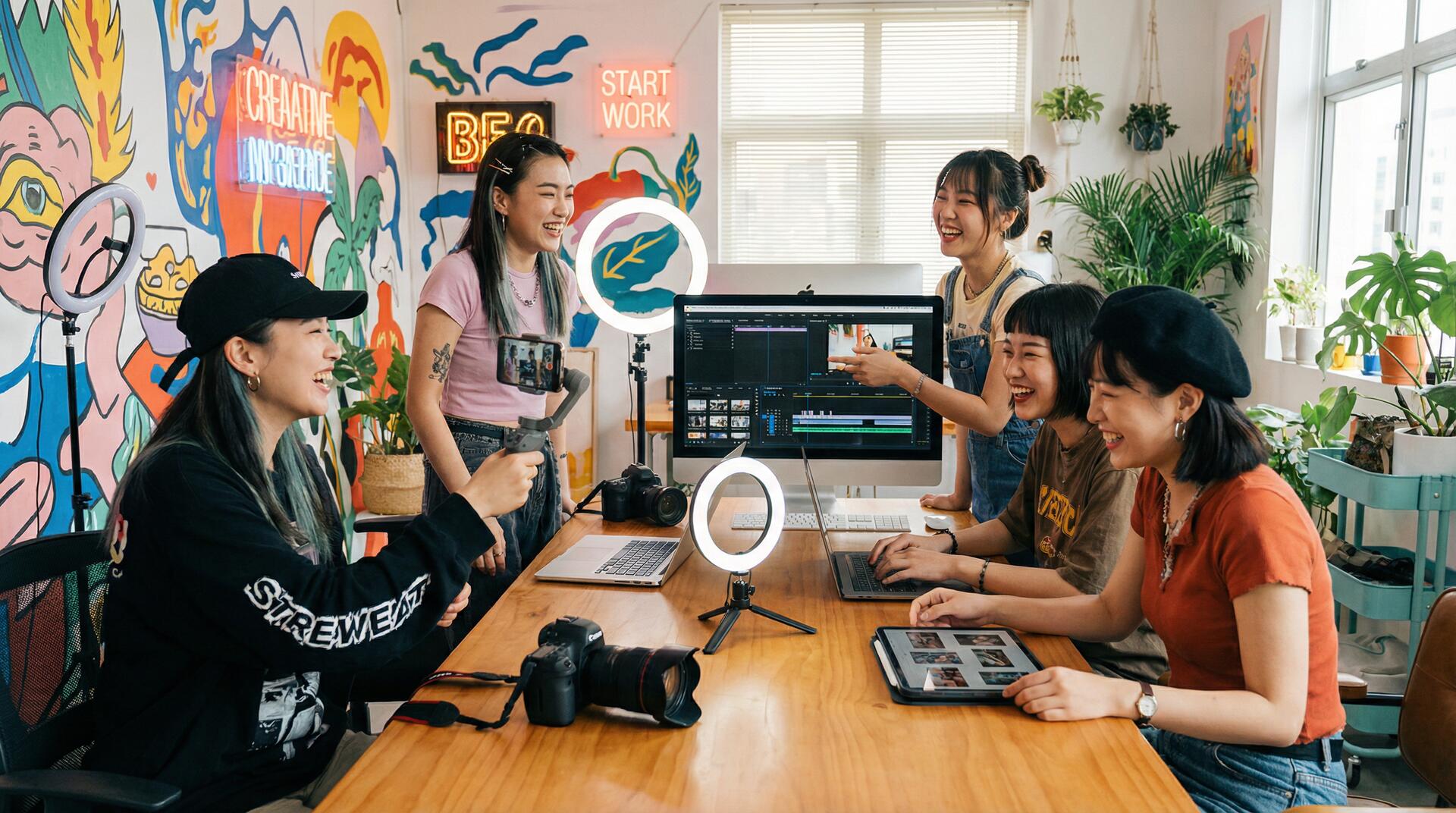 黄色仓库创作案例